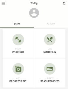 Verite Fitness App Workout Nutrution Progress Measurements