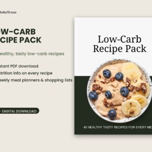 Low-Carb Recipe Pack PDF cover