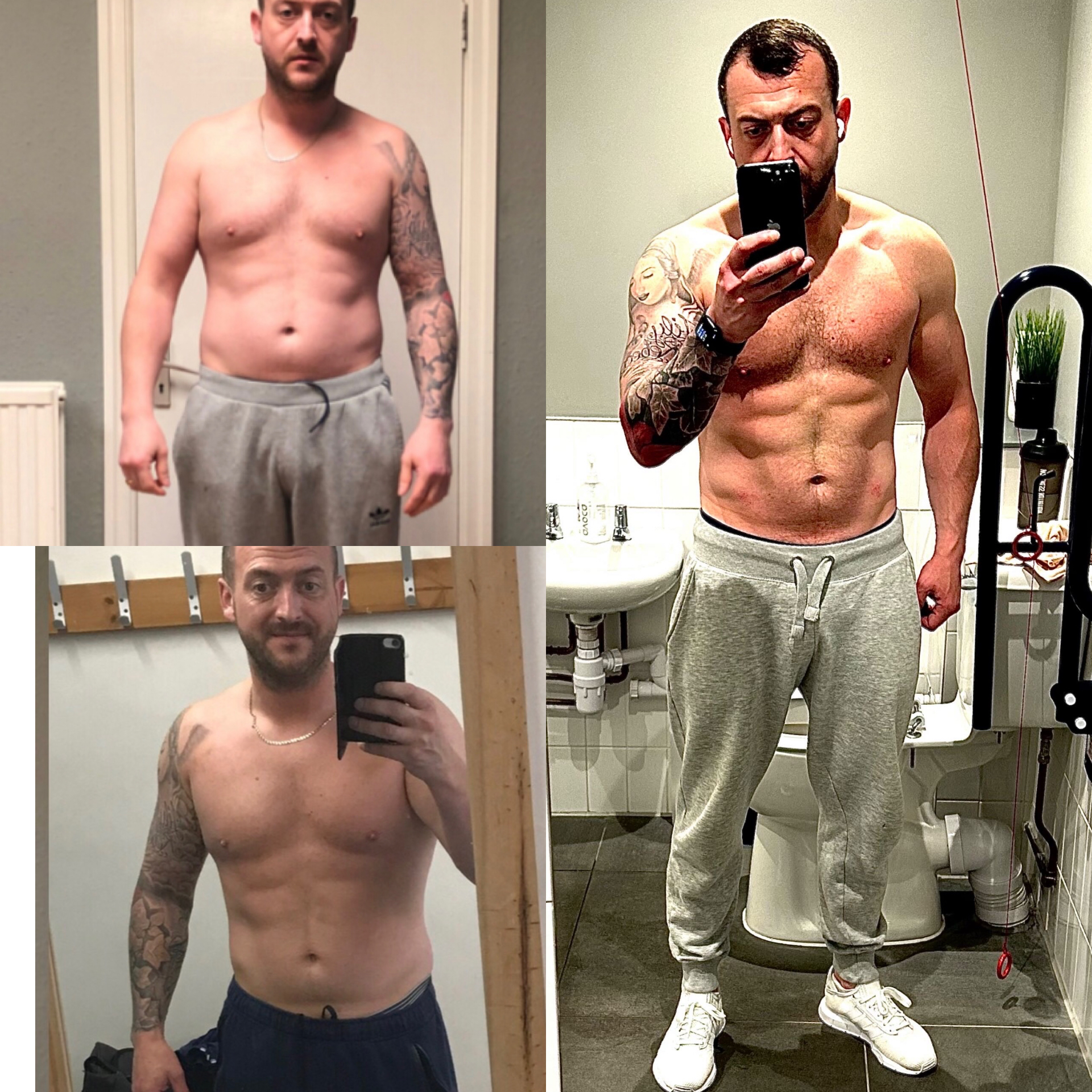 Verite Fitness client before and after transformation