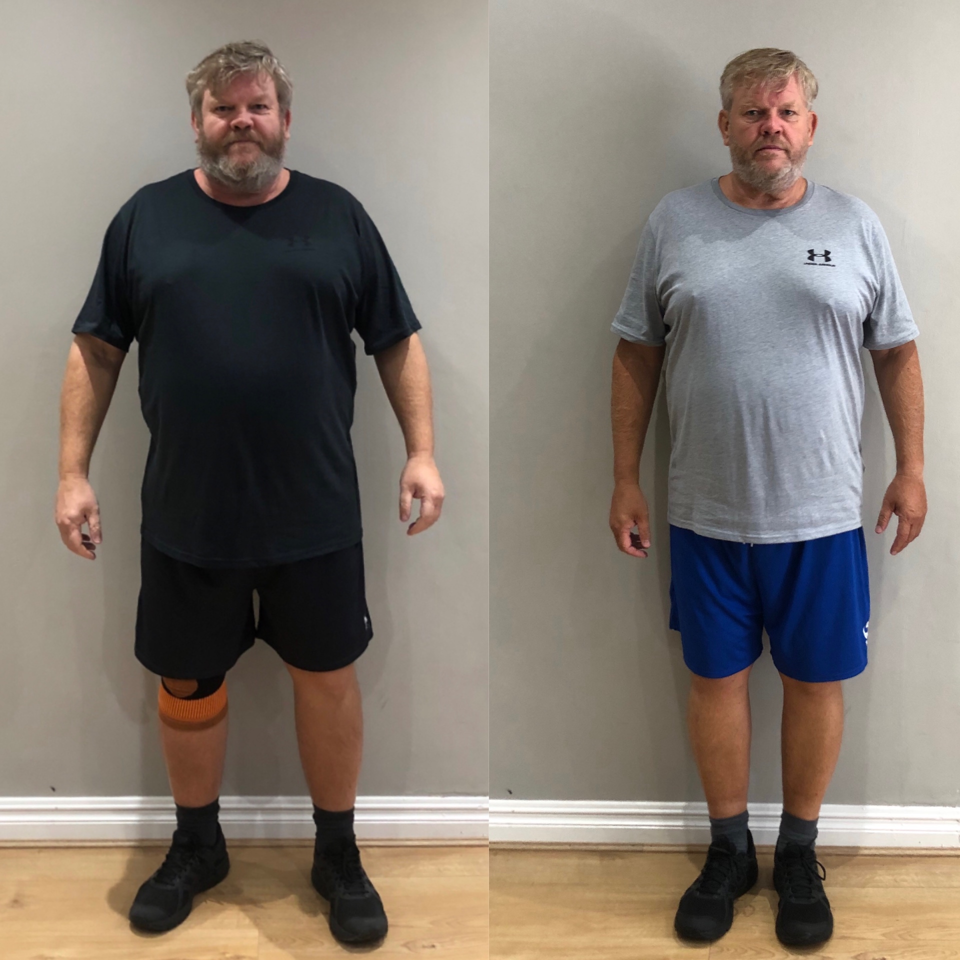 Verite Fitness client before and after transformation