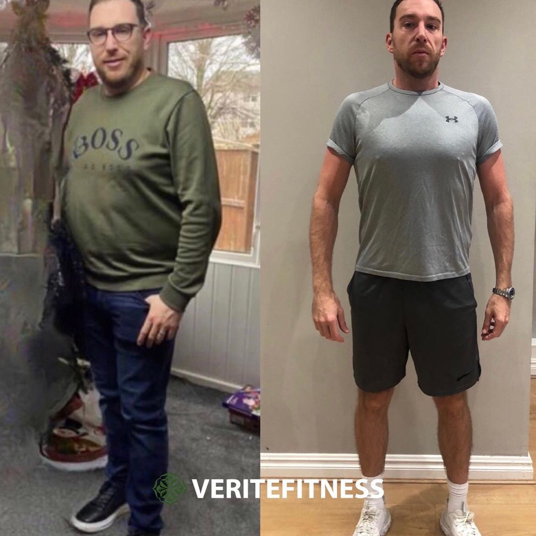 Verite Fitness client transformation — Major weight loss