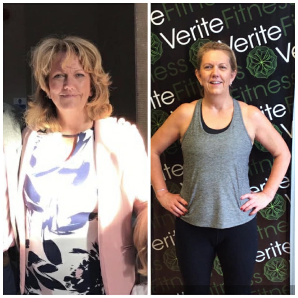 Verite Fitness client transformation — Strength & confidence