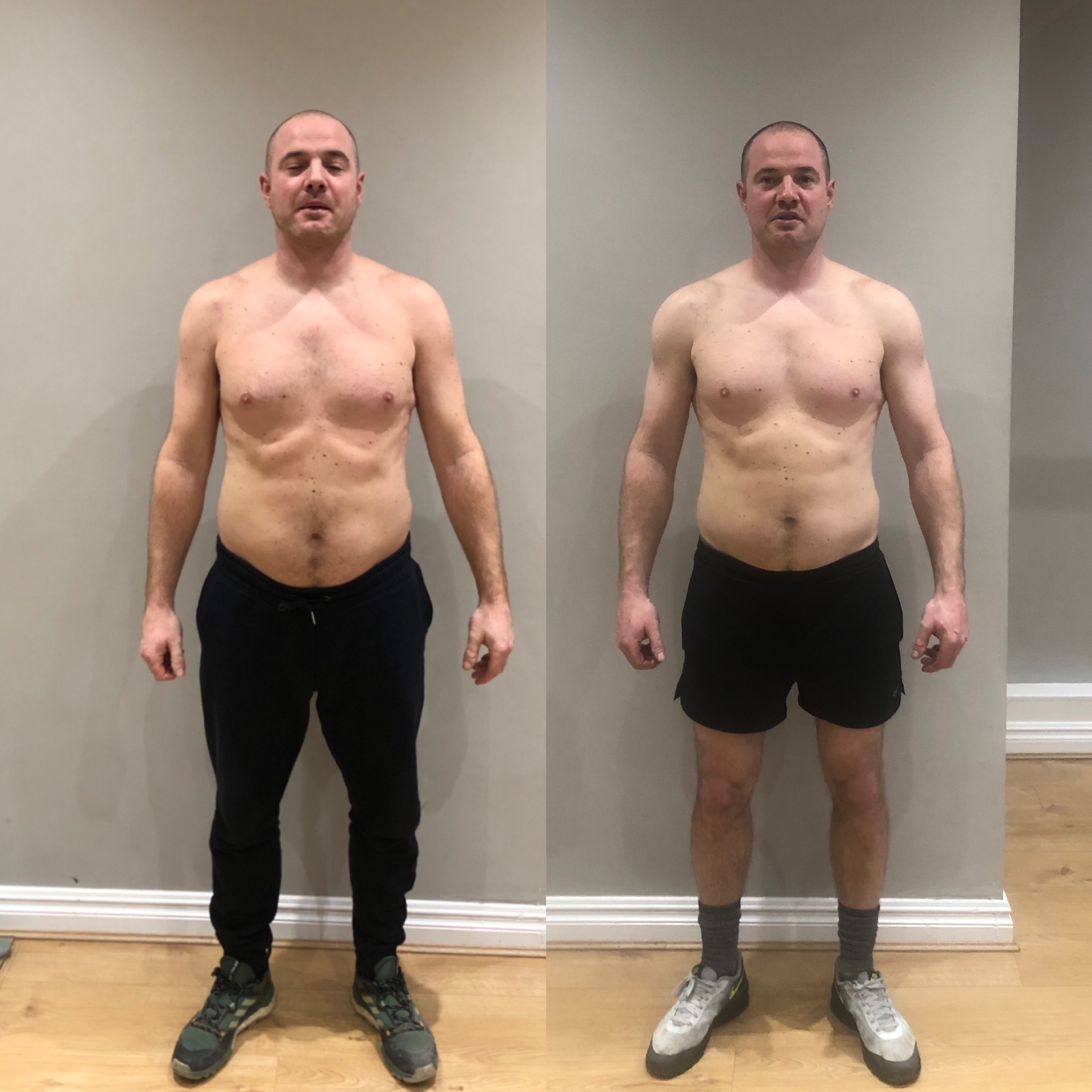 Leaner and more defined transformation — 12 weeks