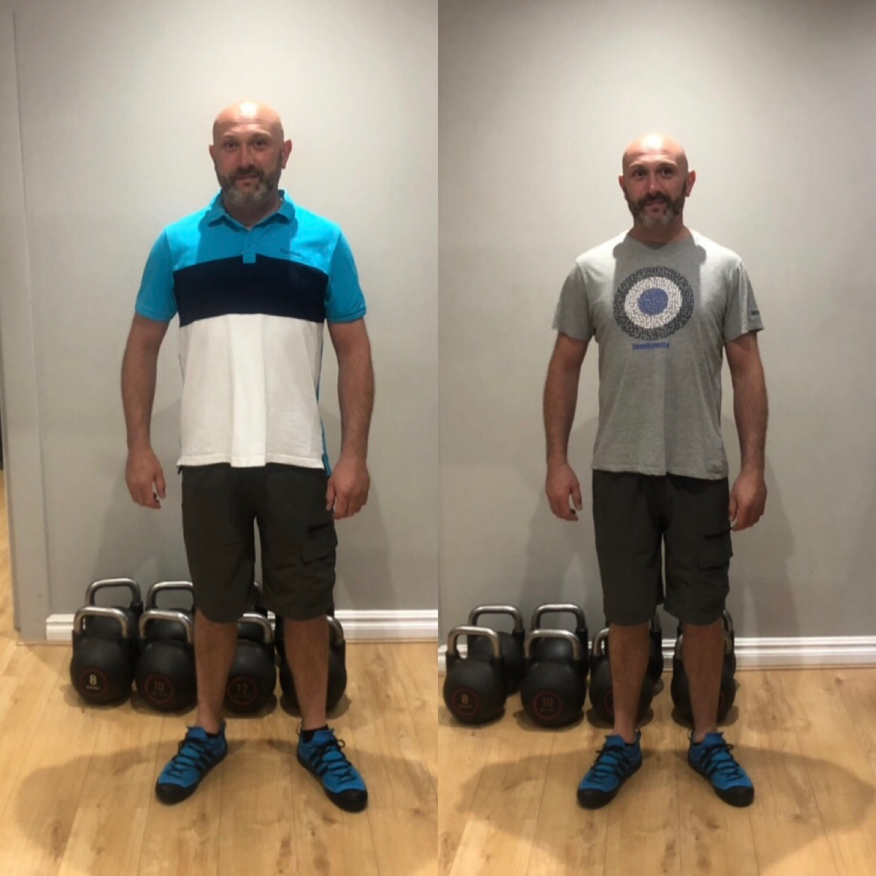 Verite Fitness client transformation — Body composition change